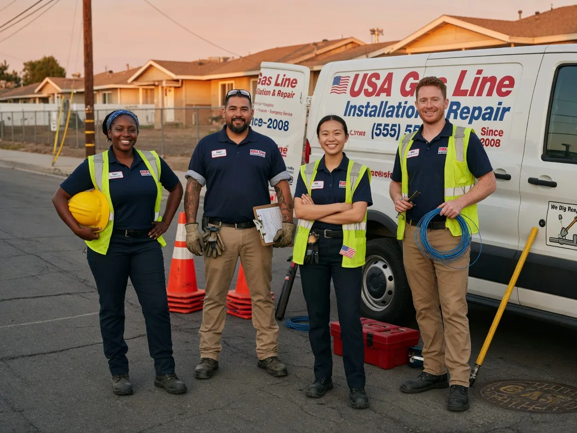 Gas Line Installation company in Junior, WV